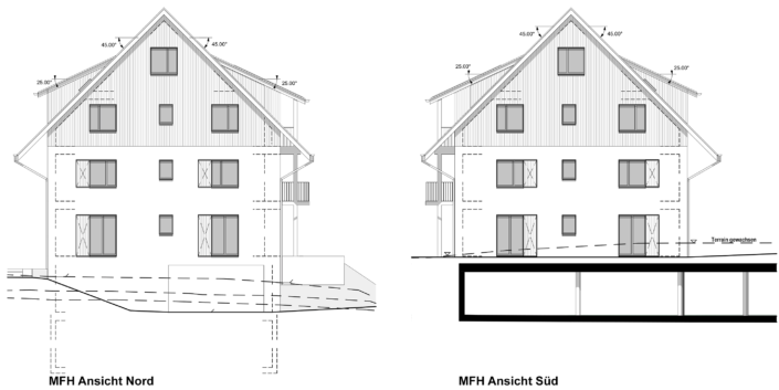 MFH Rutschwil/Dägerlen, Ansichten