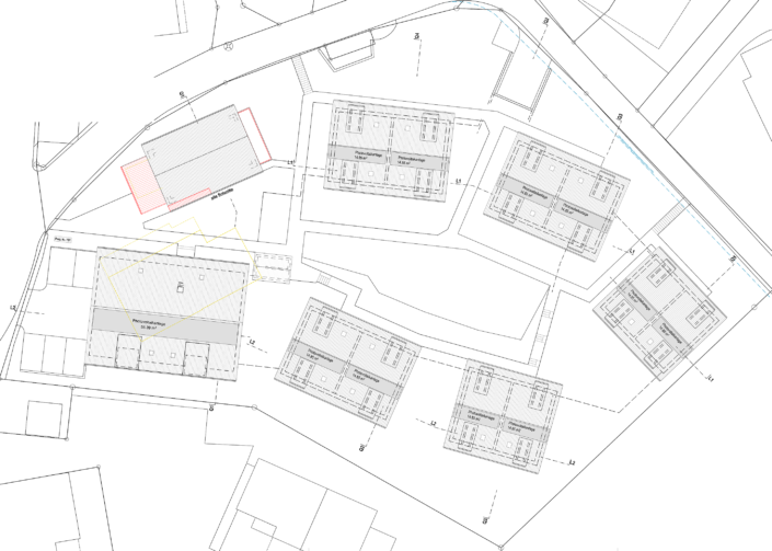 «Alte Schmitte» Buch am Irchel, Dachaufsicht Photovoltaik