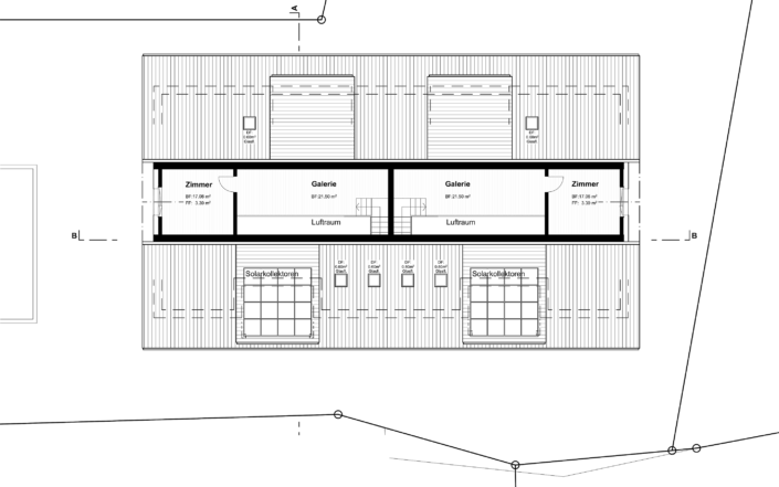 MFH Rutschwil/Dägerlen, Grundriss Kehlgeschoss