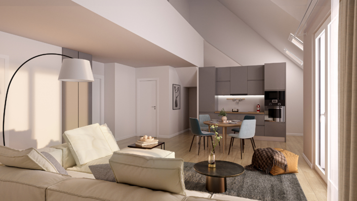 Projekt Rutschwil (Dägerlen) Visualisierung Dachgeschoss