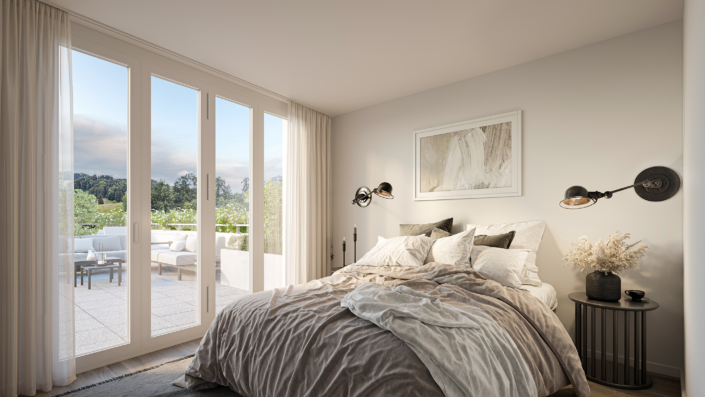 Projekt «Murgweid» Oberwangen, Schlafzimmer